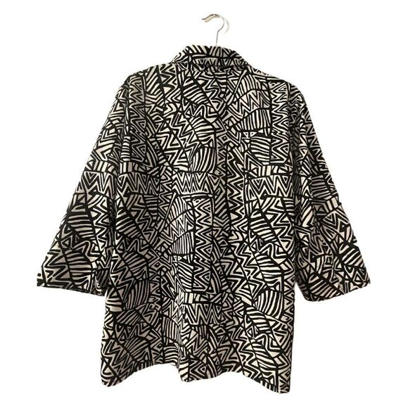 Vintage Abstract Blouse - Picture 2 of 5